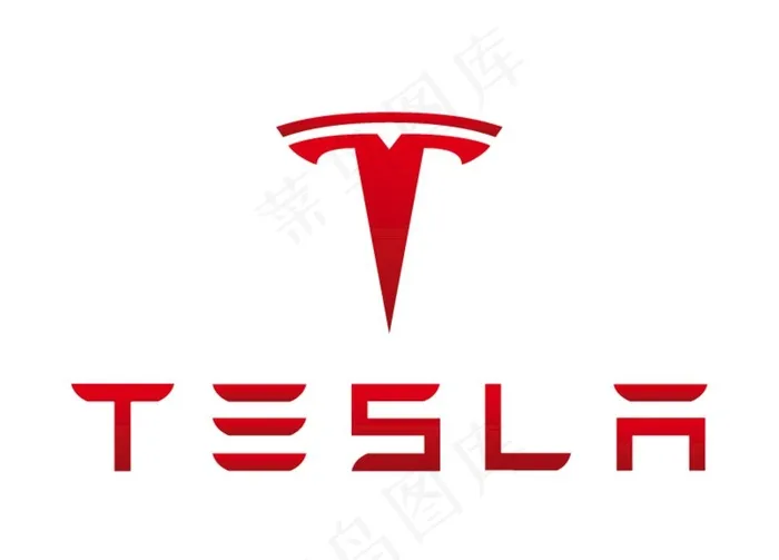 特斯拉 TESLA 标志图片ai矢量模版下载