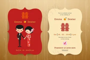 结婚请帖图片