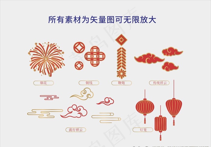 新年元素图片