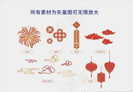 新年元素图片