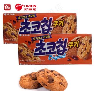 韩国奥利恩巧克力布丁曲奇图片