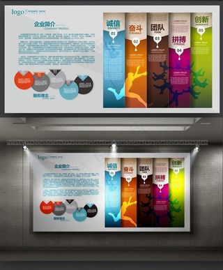 企业文化展板图片