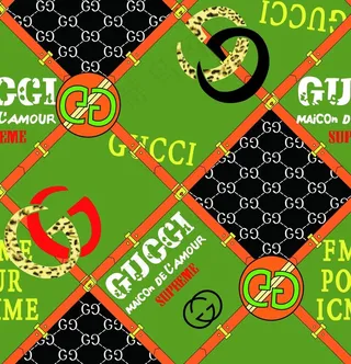大牌古驰印花字母新花型图片