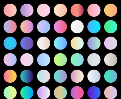 渐变色集合图片