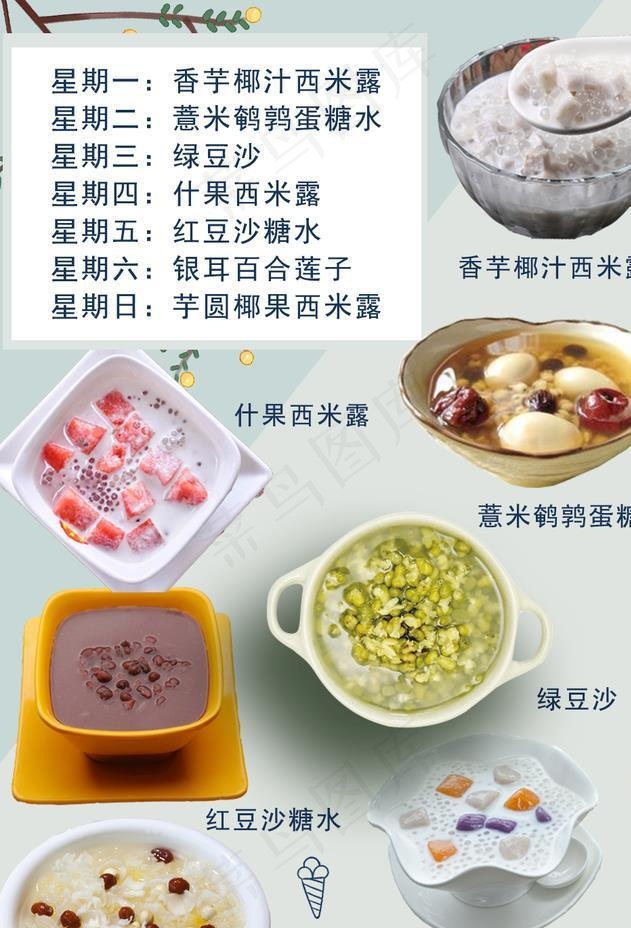 糖水表图片psd模版下载