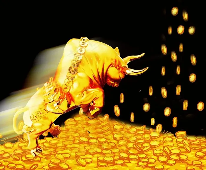 金牛金币图片(3543X3036(DPI:150))psd模版下载