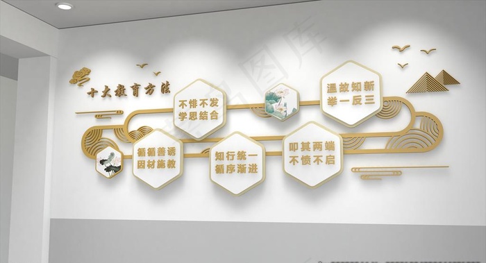 校园文化墙图片