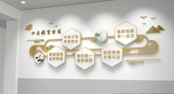 校园文化墙图片