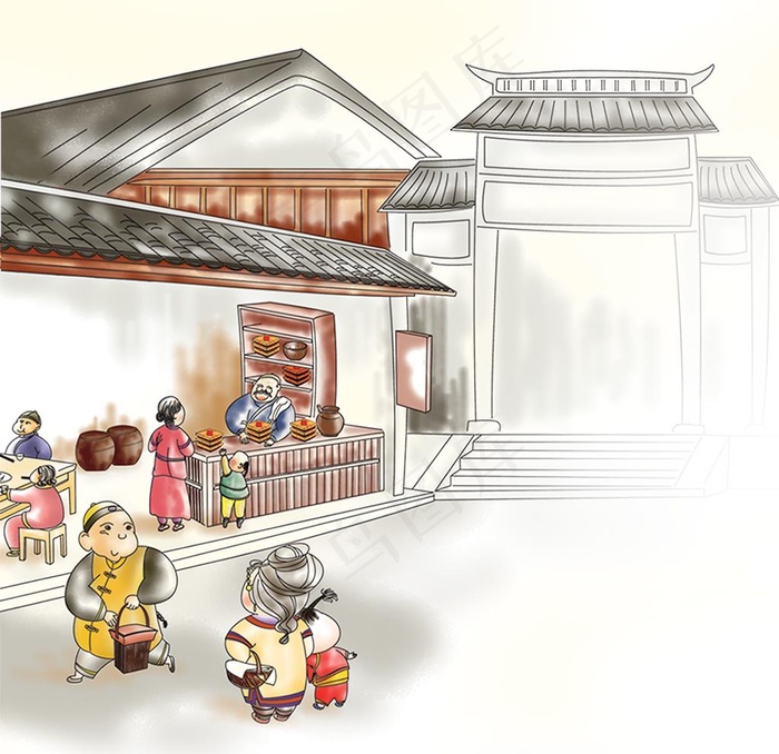 古代场景图片