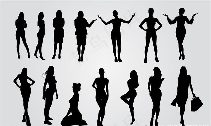 人物剪影图片