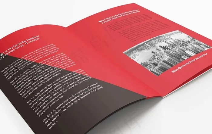 骑马钉画册图片(3000X2000(DPI:72))psd模版下载