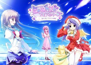 美少女动漫背景图片