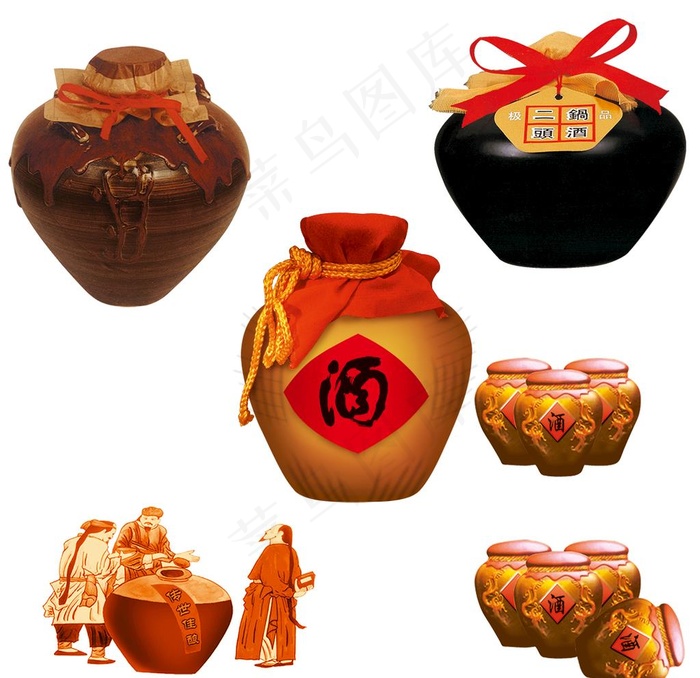 酒缸图片