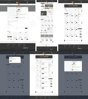 一套网站模板图片