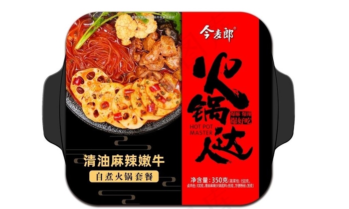 今麦郎火锅达人清油麻辣嫩牛图片