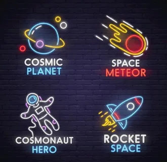 霓虹灯招牌图片