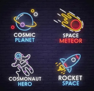 霓虹灯招牌图片