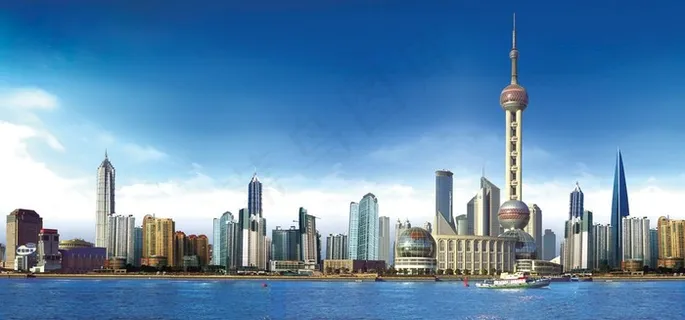 陆家嘴全景图片