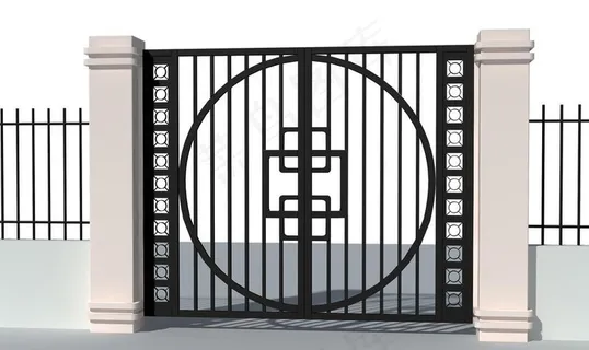 铁艺门图片