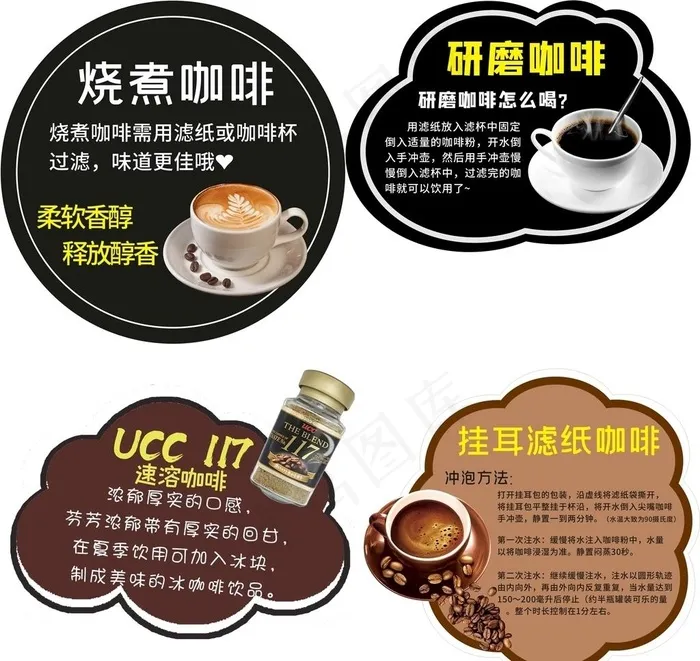 咖啡图片cdr矢量模版下载