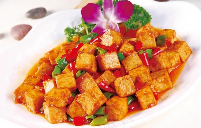 小炒豆腐图片