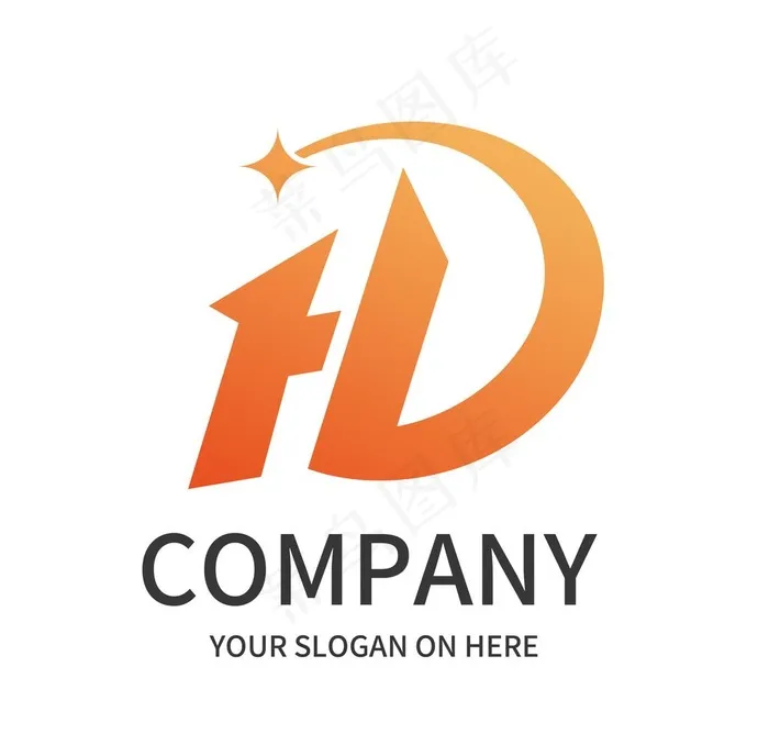 字母h通用logo标识恒达设计图片psd模版下载