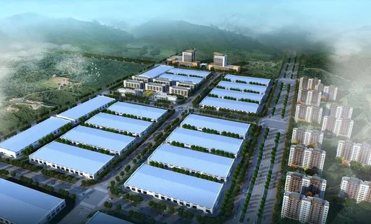 鸟瞰厂房建筑图图片