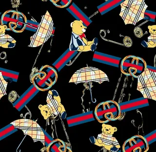 链条 豹纹 设计 大牌 图案图片