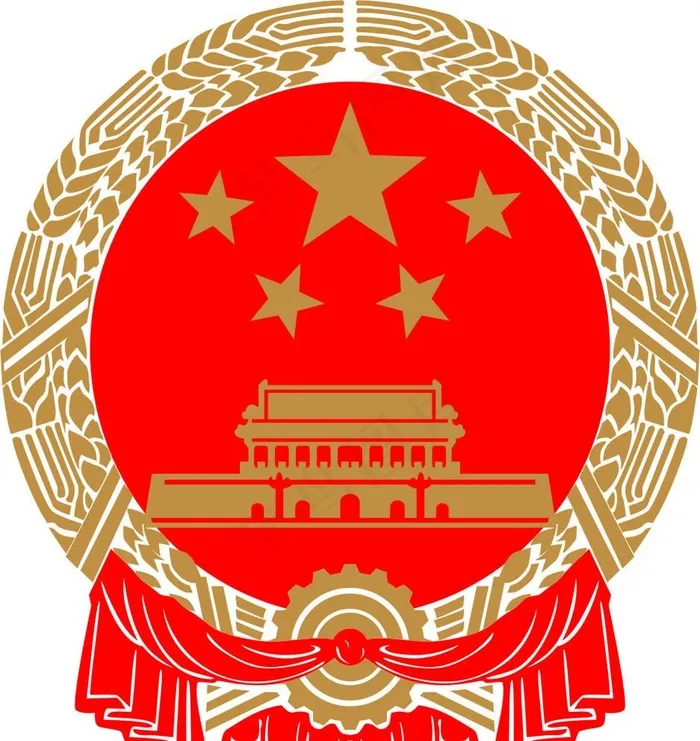 矢量图国徽图片cdr矢量模版下载