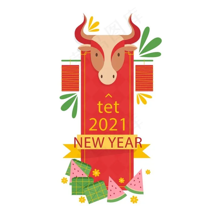 牛图片ai矢量模版下载
