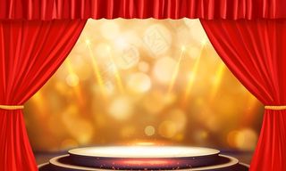 舞台幕布图片