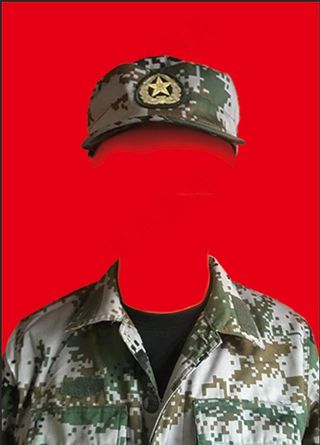 迷彩军装贴图图片