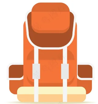 按摩椅矢量素材图片