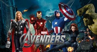 复仇者联盟背景墙图片