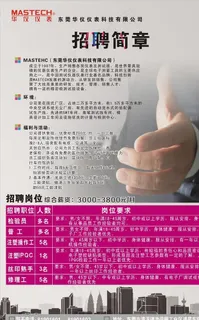 招聘简章  招生图片