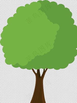 卡通树图片