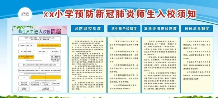 入校须知图片cdr矢量模版下载