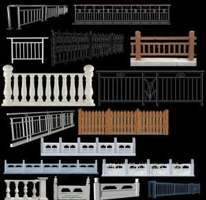 栏杆 栅栏素材图片