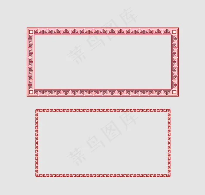 单体阵列回形框图片cdr矢量模版下载