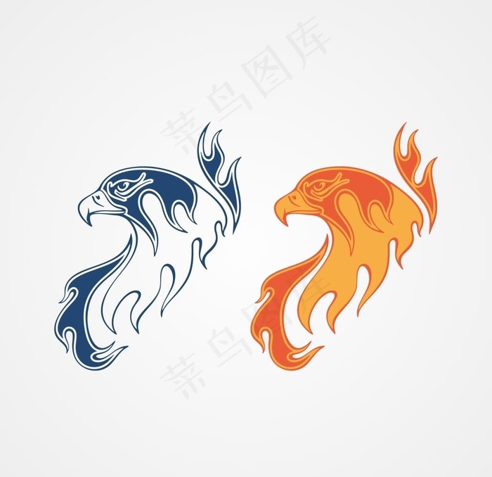 老鹰矢量图案图片