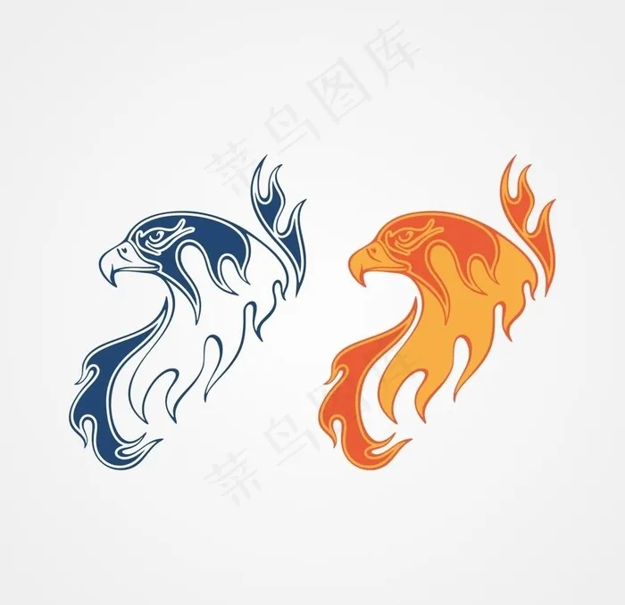 老鹰矢量图案图片cdr矢量模版下载