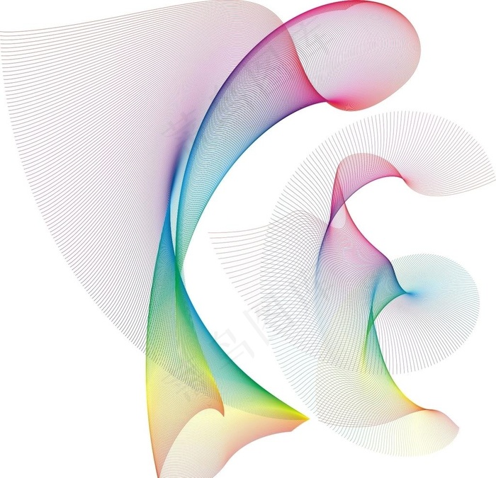 动感线条  彩色线条图片