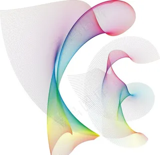 动感线条  彩色线条图片