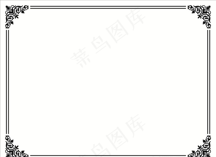 边框相框 花纹边框 黑色边框图片