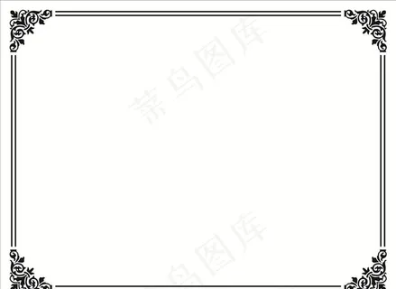 边框相框 花纹边框 黑色边框图片