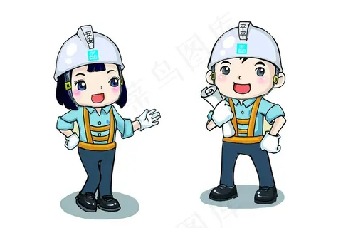 中建形象大使平平安安图片