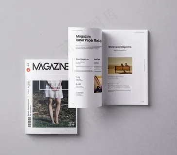 杂志画册样机图片