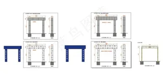 龙门架钢架图图片