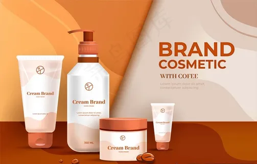 化妆品背景图片