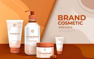 化妆品背景图片